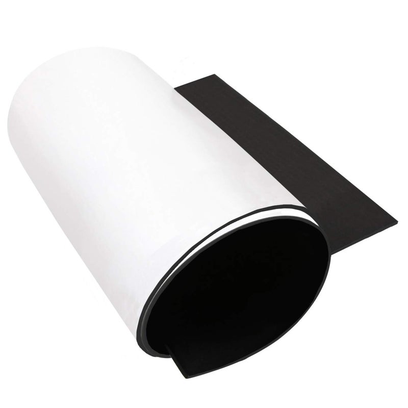 Dualplex Neoprene Sponge Foam Rubber Roll Adhesive, 12x54 Inches X 1/16" Thick, Perfect Cosplay Padding, DIY Project Sheet - Easy Cut Adhesive Multi-Function Soundproof Rubber Foam Sheet - Image 1